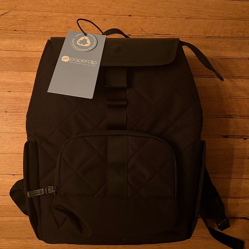 NWT Paperclip JoJo Diaper Backpack Plus
